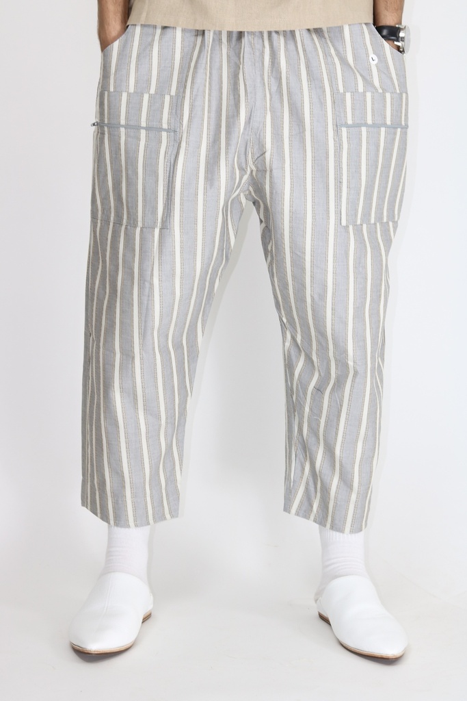 pantalon rayé Homme
