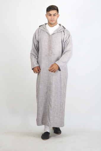 Djellaba lin homme